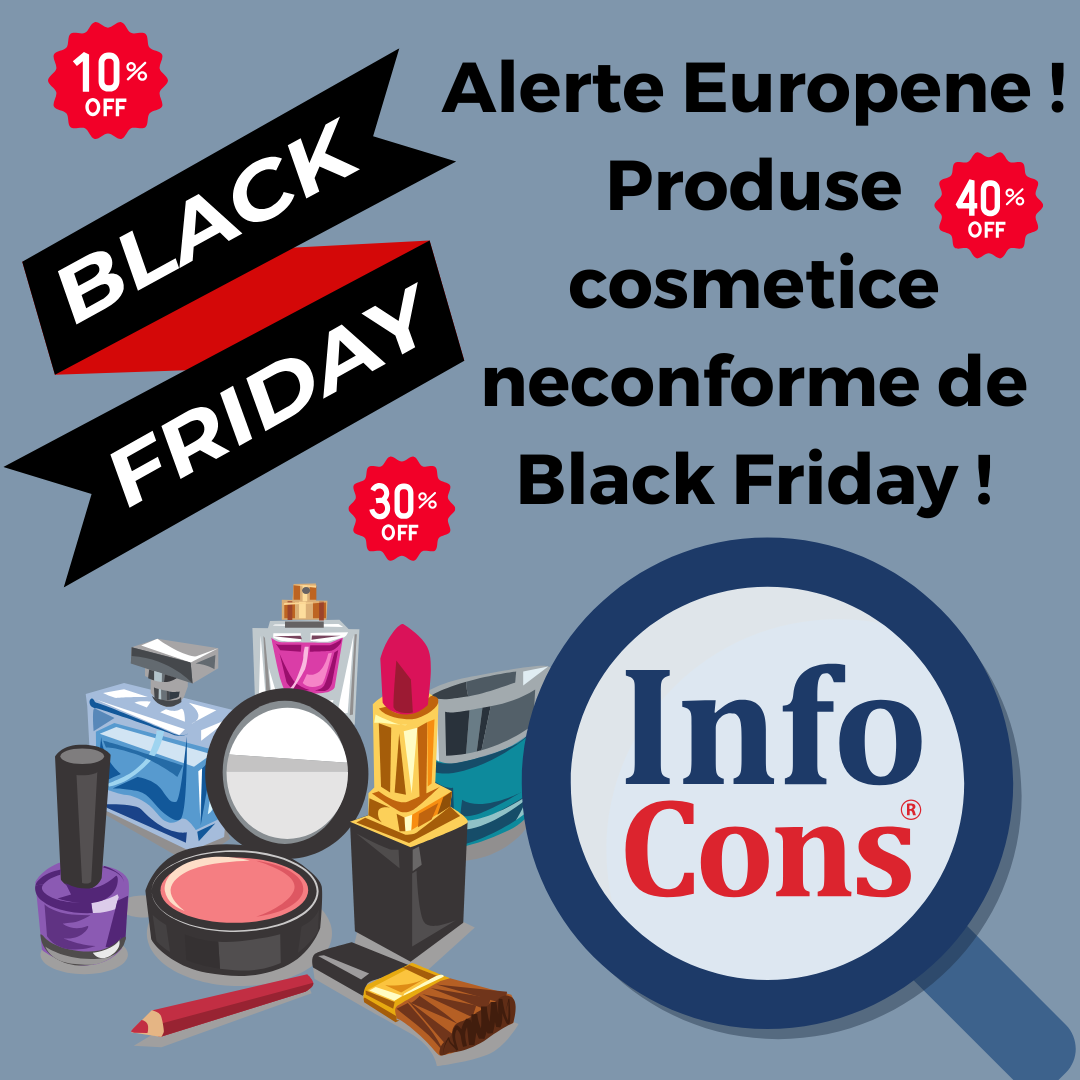 Alerte Europene ! Produse cosmetice neconforme de Black Friday