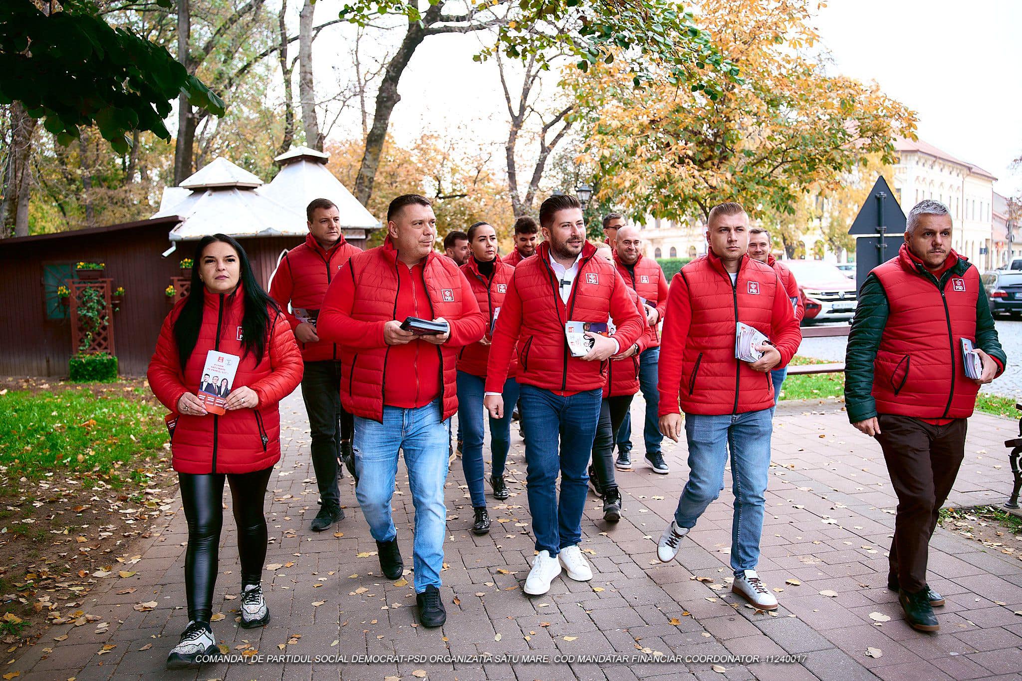 FOTO. MIRCEA GOVOR către sătmăreni: ”Alegeți MARCEL CIOLACU! Alegeți PSD! Alegeți CALEA SIGURĂ PENTRU ROMÂNIA!”