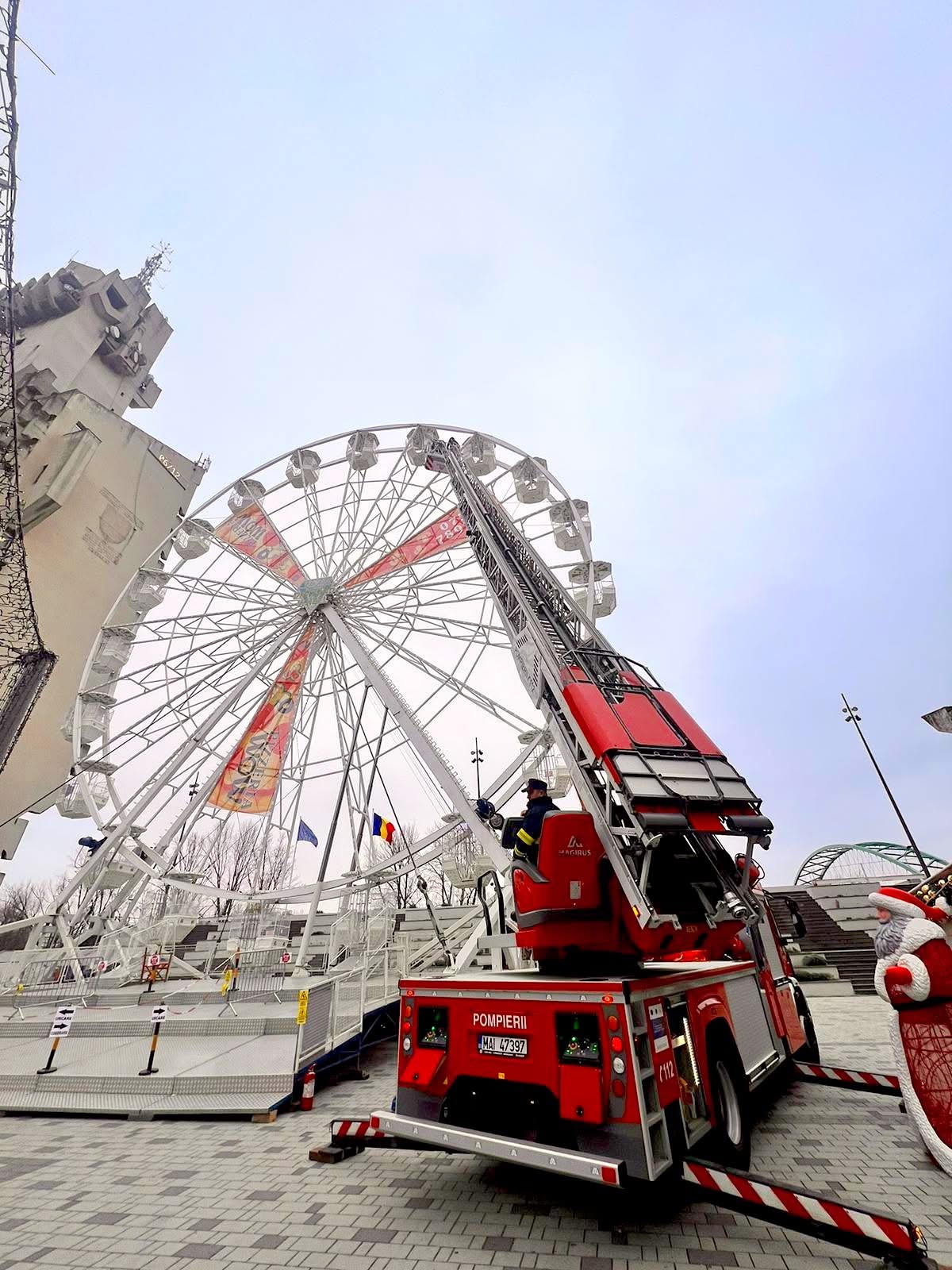 Roata panoramică refuncționează în parametri normali și în siguranță