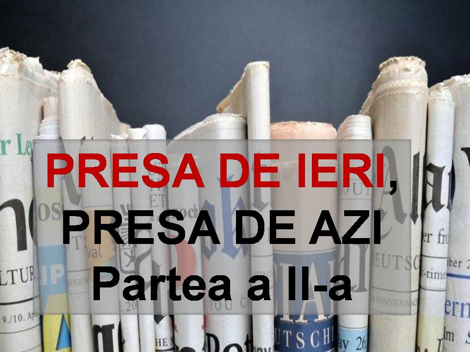 VERTICALI PENTRU ROMÂNIA: MAEȘTRI AI PRESEI ROMÂNEȘTI XI