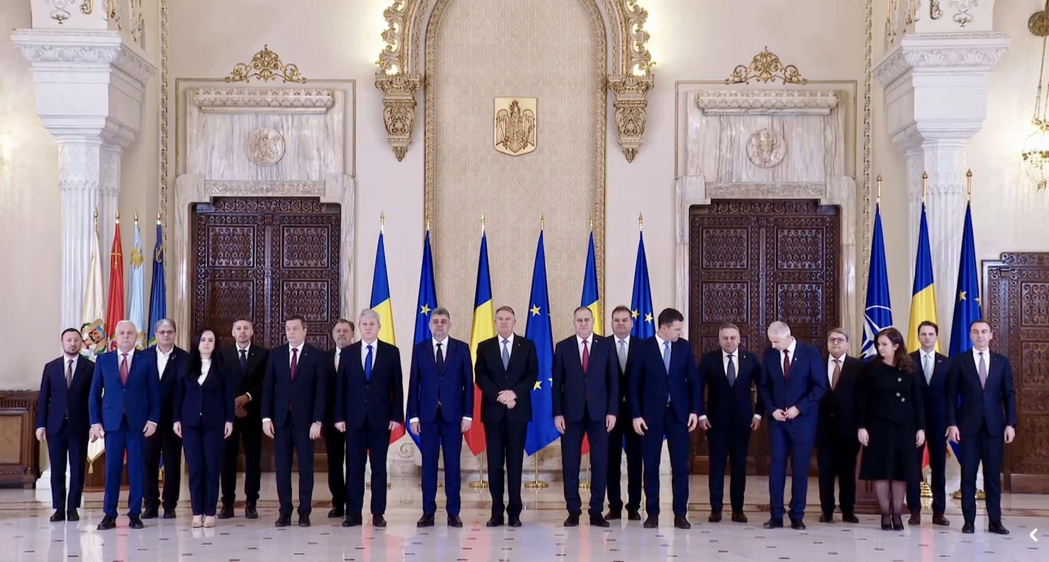 Guvernul Ciolacu 2 a depus jurământul la Palatul Cotroceni