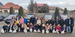 FOTO. Colindători la Jandarmeria Satu Mare