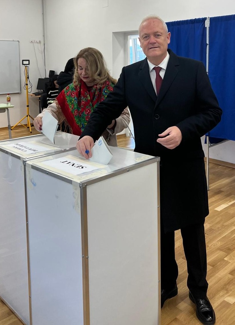 Conducerea Prefecturii Satu Mare, la urne