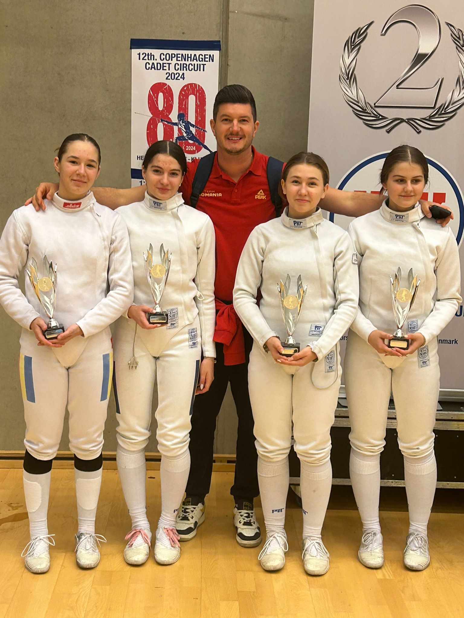 Argint pentru România obținut  de spadasinele de la LPS Satu Mare