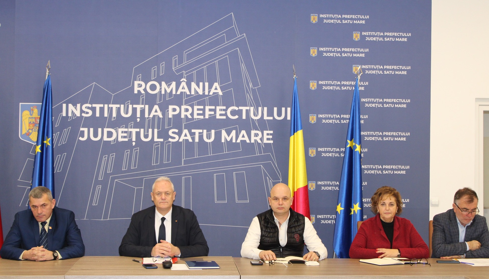 FOTO. Ședința Comisiei Județene privind Incluziunea Socială Satu Mare