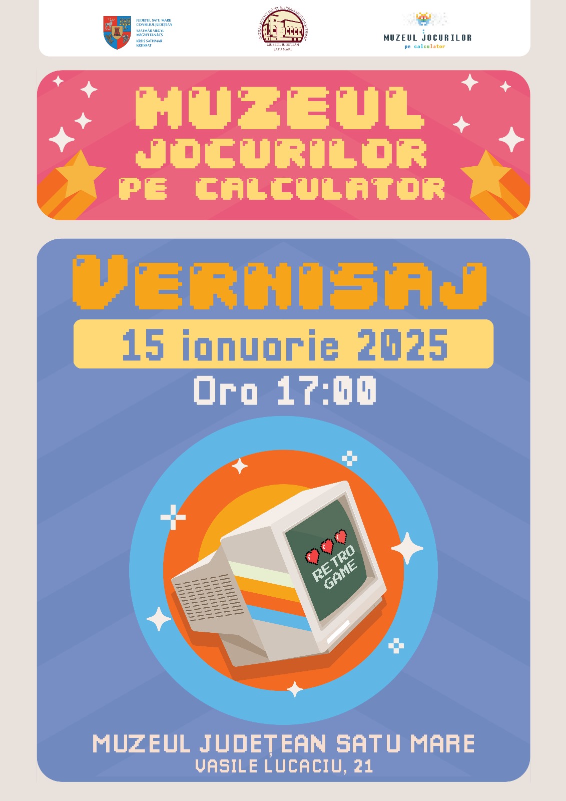 Vernisajul expoziției „Muzeul jocurilor pe calculator”