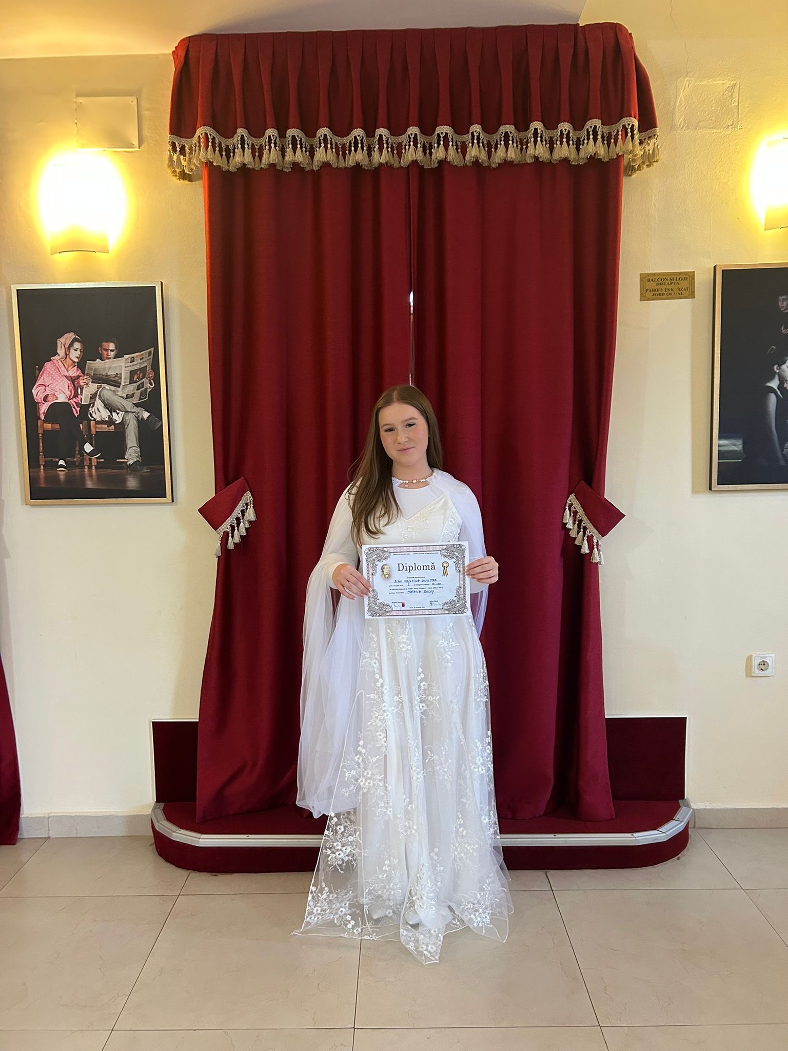 FOTO. Cristina Dimitra Simo a câștigat concursul regional de recitări de la Carei