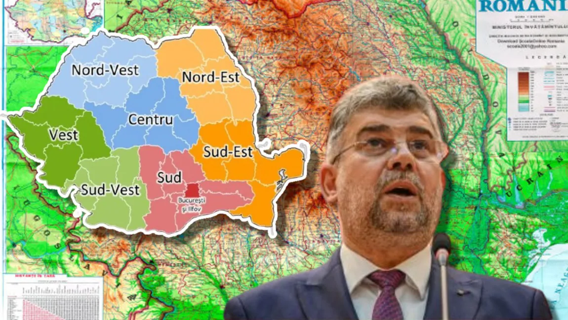 PROIECT. PSD schimbă harta României. Marcel Ciolacu va demara reorganizarea administrativ teritorială printr-un proiect de lege