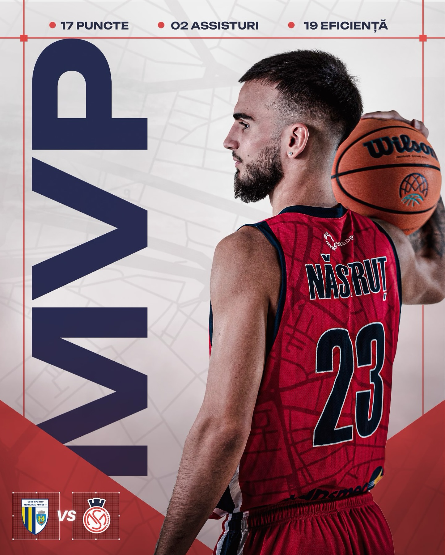 Sătmăreanul Luca Năstruț, MVP-ul partidei CSM Oradea- Petrolul Ploiești!