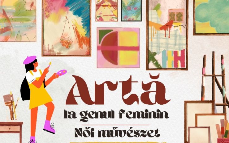 Vernisajul expoziției de pictură „Arta la genul feminin”, la castelul din Carei