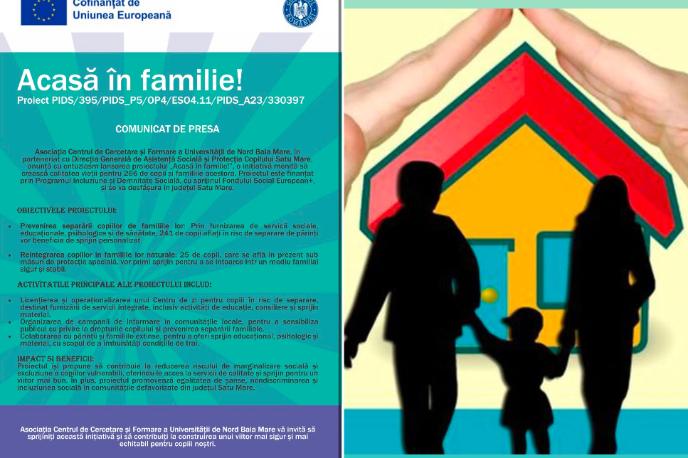 Proiect pentru sprijinirea copiilor vulnerabili, lansat în județul Satu Mare