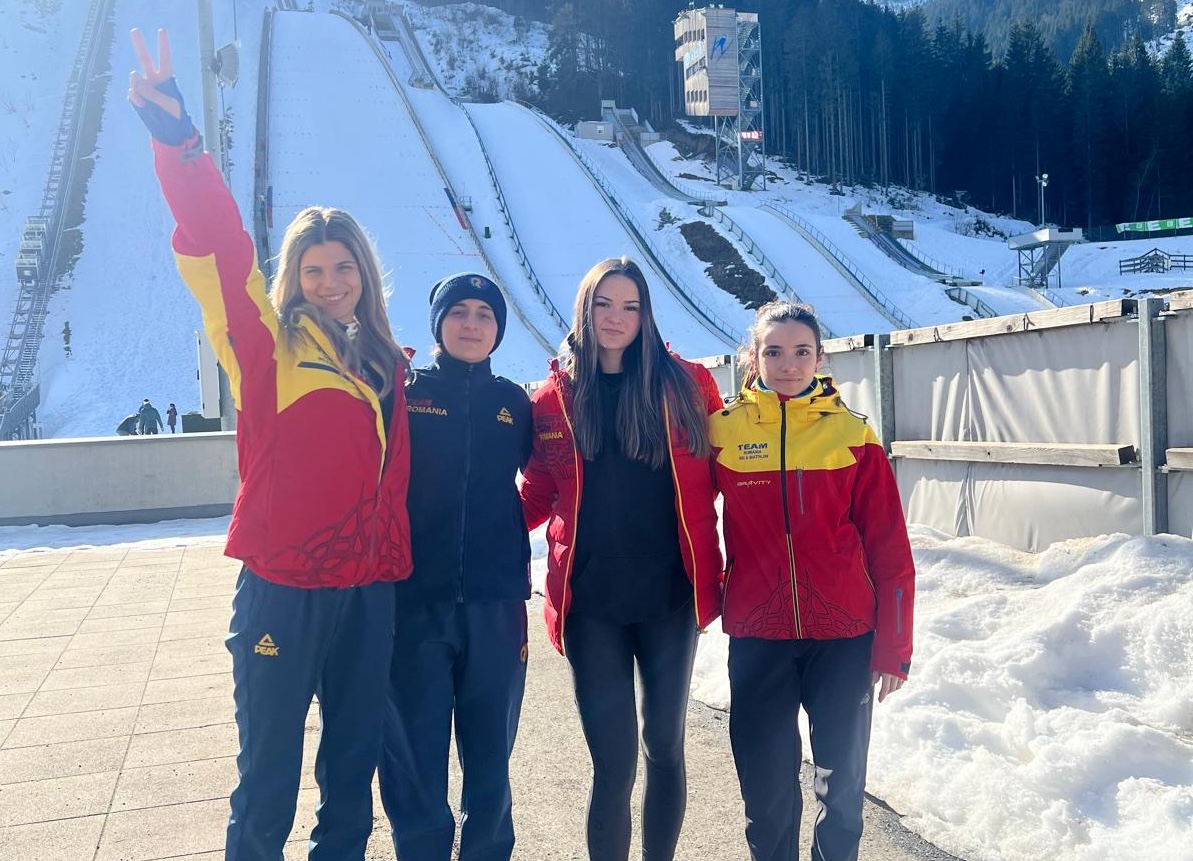 FOTO. Dana Haralambie, locul 5 pentru România la Cupa Continentală de sărituri cu schiurile