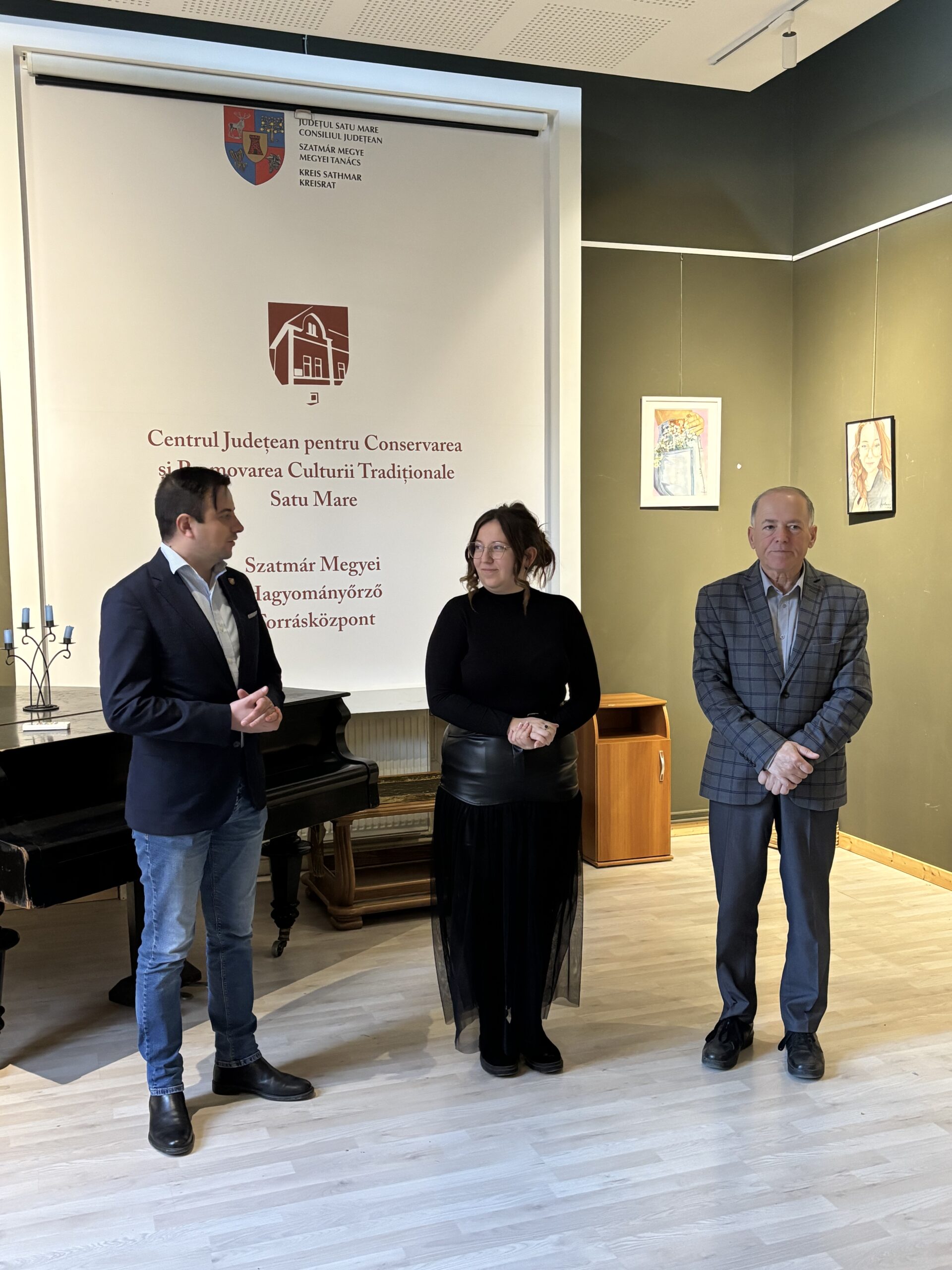 FOTO. Herskovics Ingrid Emőke și-a expus lucrările pe simezele Galeriei de artă ale CJCPCT