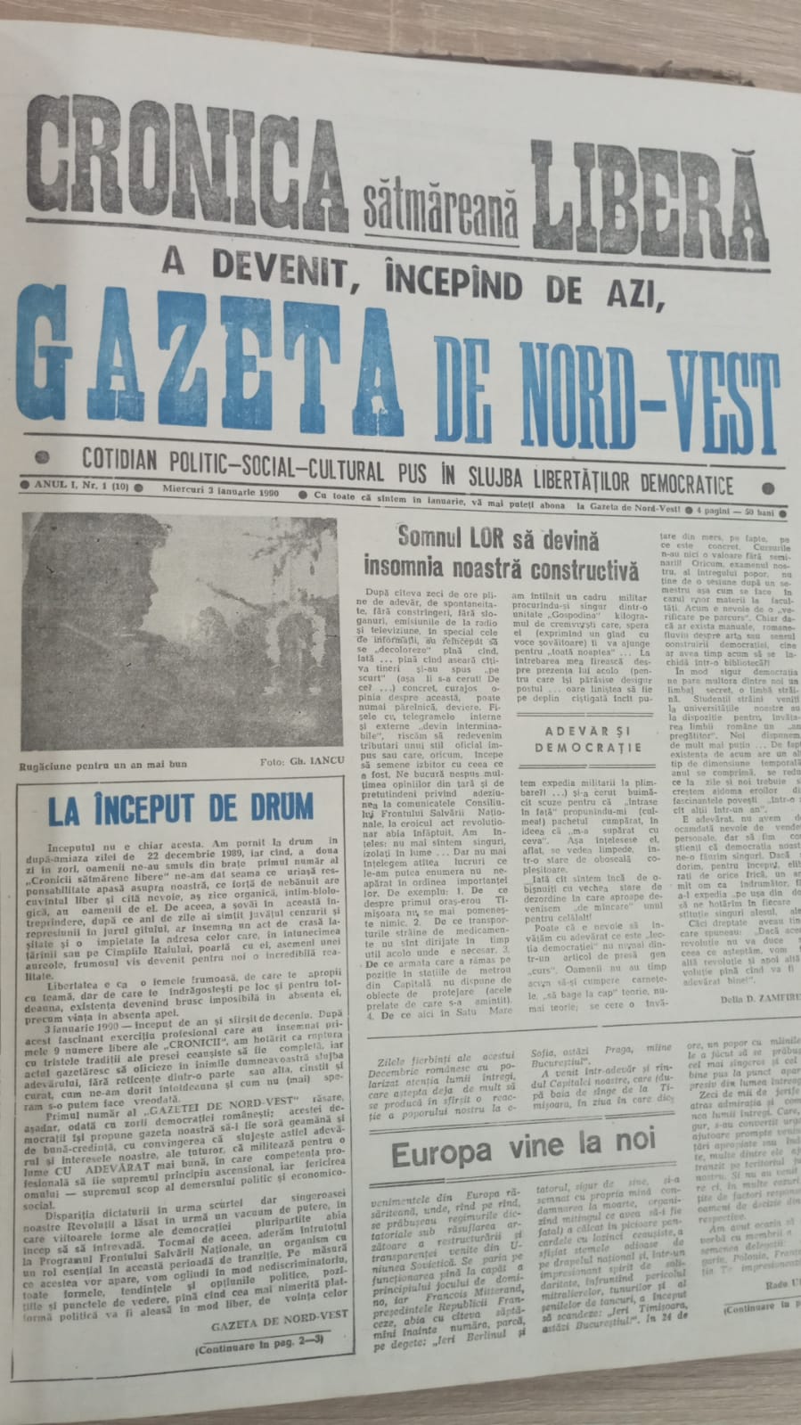 ANIVERSARE. Gazeta de Nord-Vest, 35 de ani, 10.000 de numere și... povestea merge mai departe!