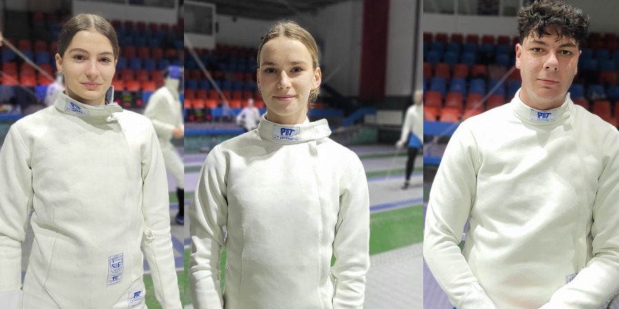 Trei spadasini din Satu Mare merg la Europenele din Antalya