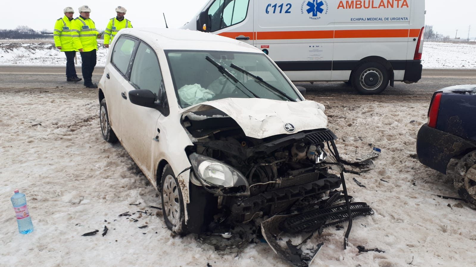 Accident cu victime în județ. Doi tineri au ajuns la spital