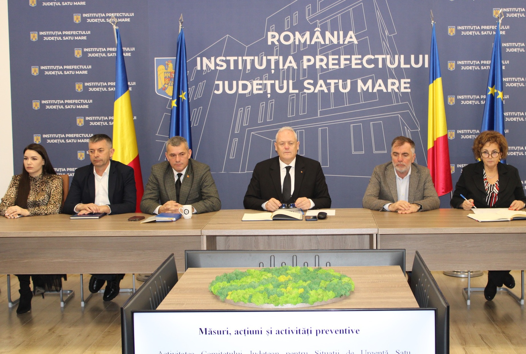 Bilanțul ISU și al jandarmilor sătmăreni, prezentat la Prefectură