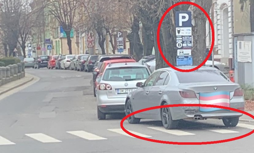 Parcare scutită de plată, dar... ilegală!!!