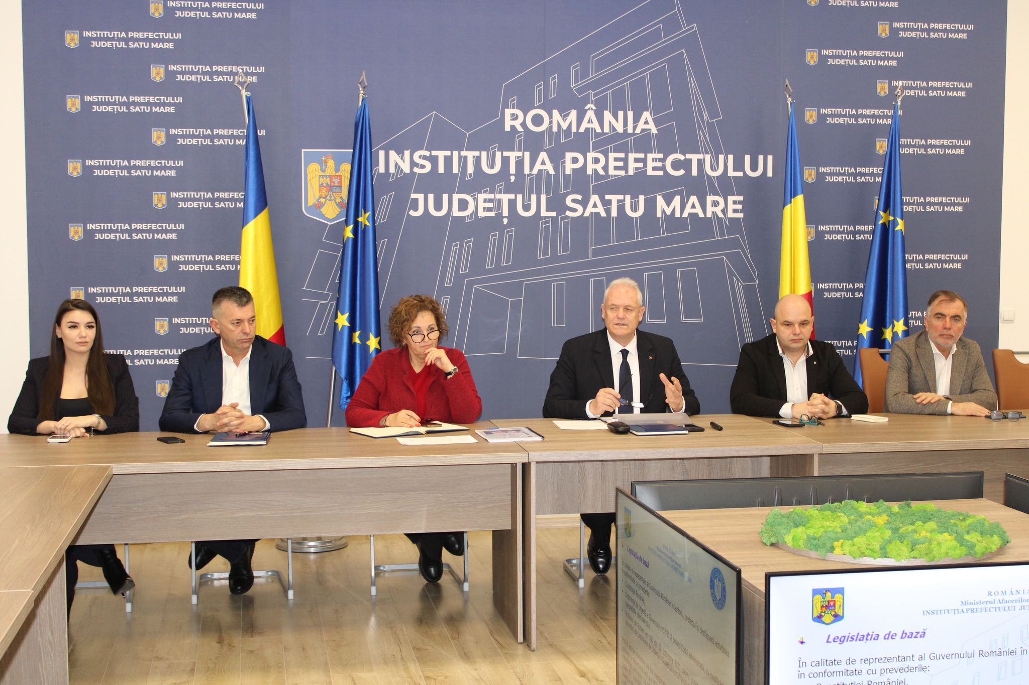 COLEGIU PREFECTURAL. Prefectura Satu Mare și-a prezentat bilanțul pentru 2024 și obiectivele pentru 2025