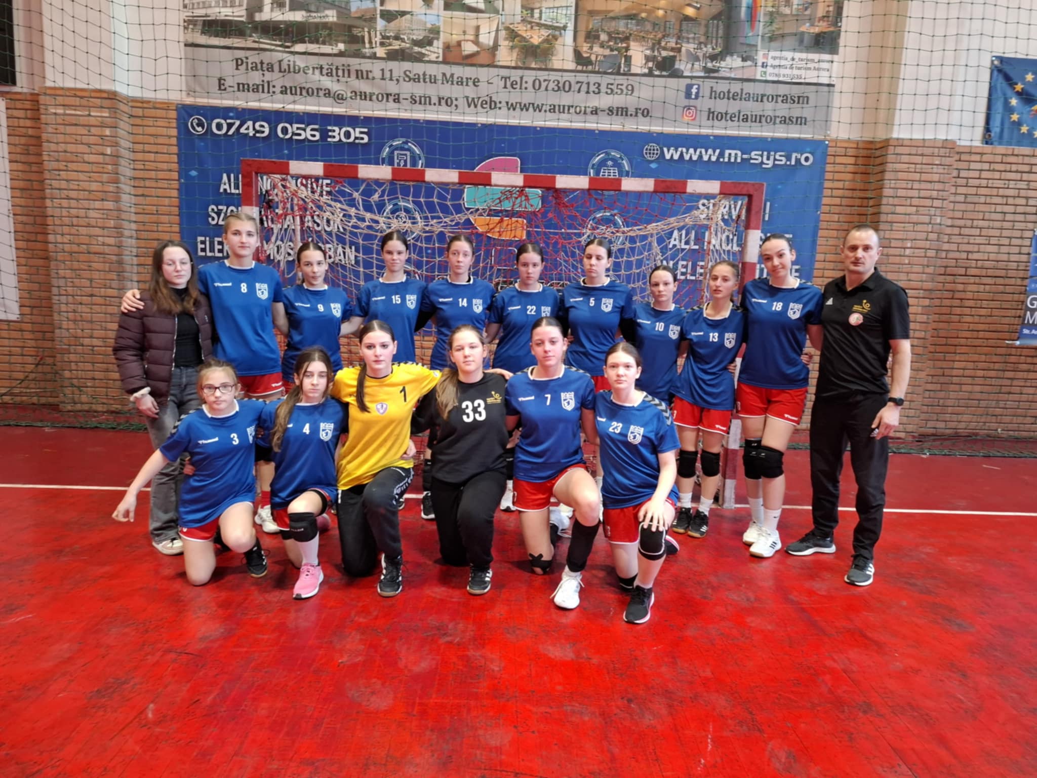 Handbal feminin / Victorie categorică pentru junioarele III de la CSM Olimpia