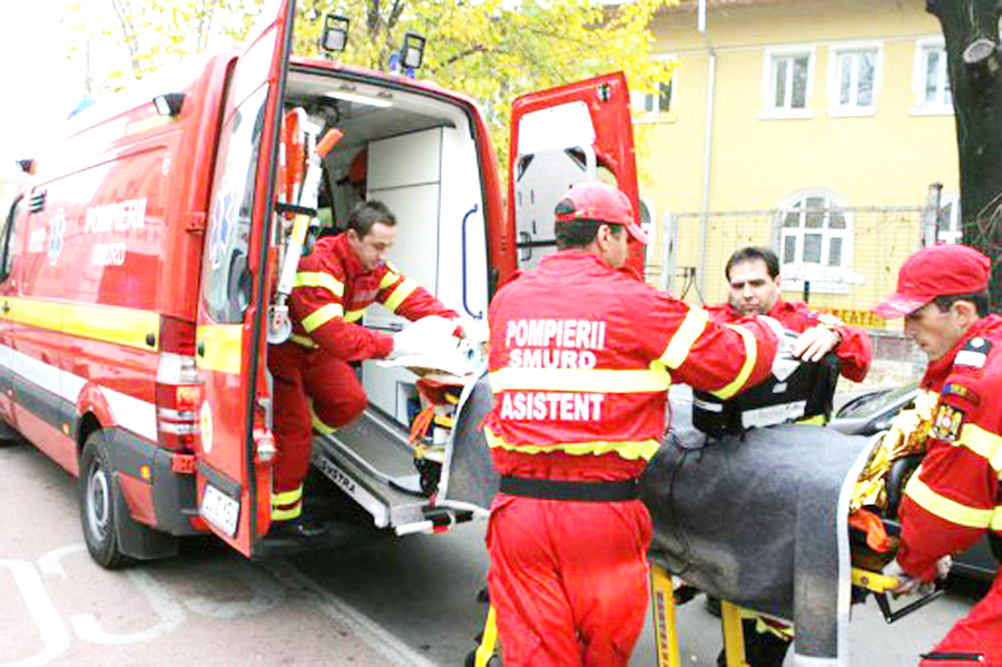 Accident de muncă. O femeie a ajuns la spital