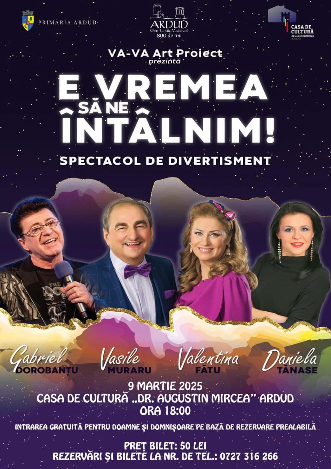 Spectacol special dedicat ZILEI INTERNAȚIONALE A FEMEII la Casa de  Cultură „Dr. Augustin Mircea” Ardud