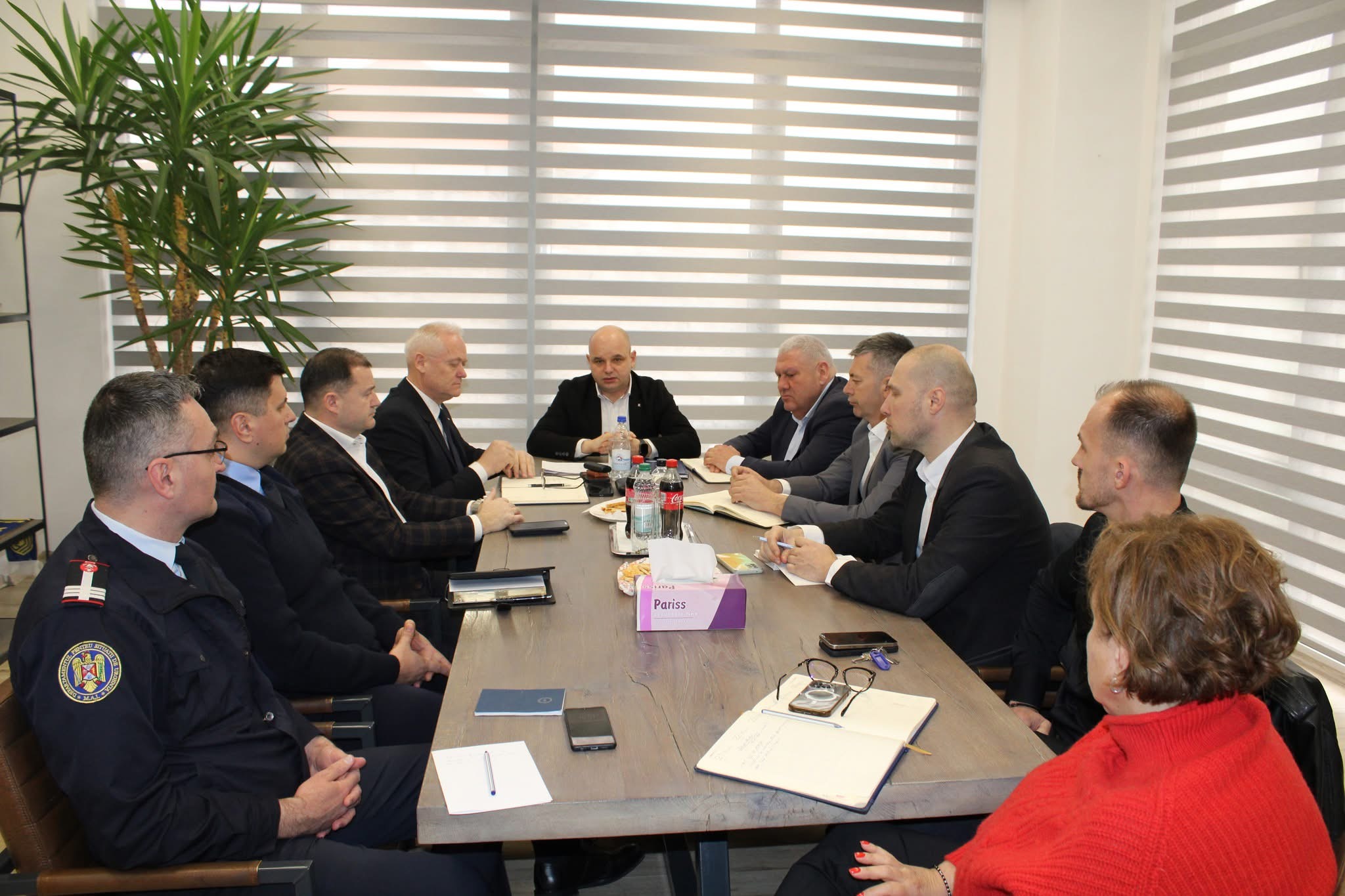 Ședință de lucru cu șefii structurilor Ministerului Afacerilor Interne la Prefectură