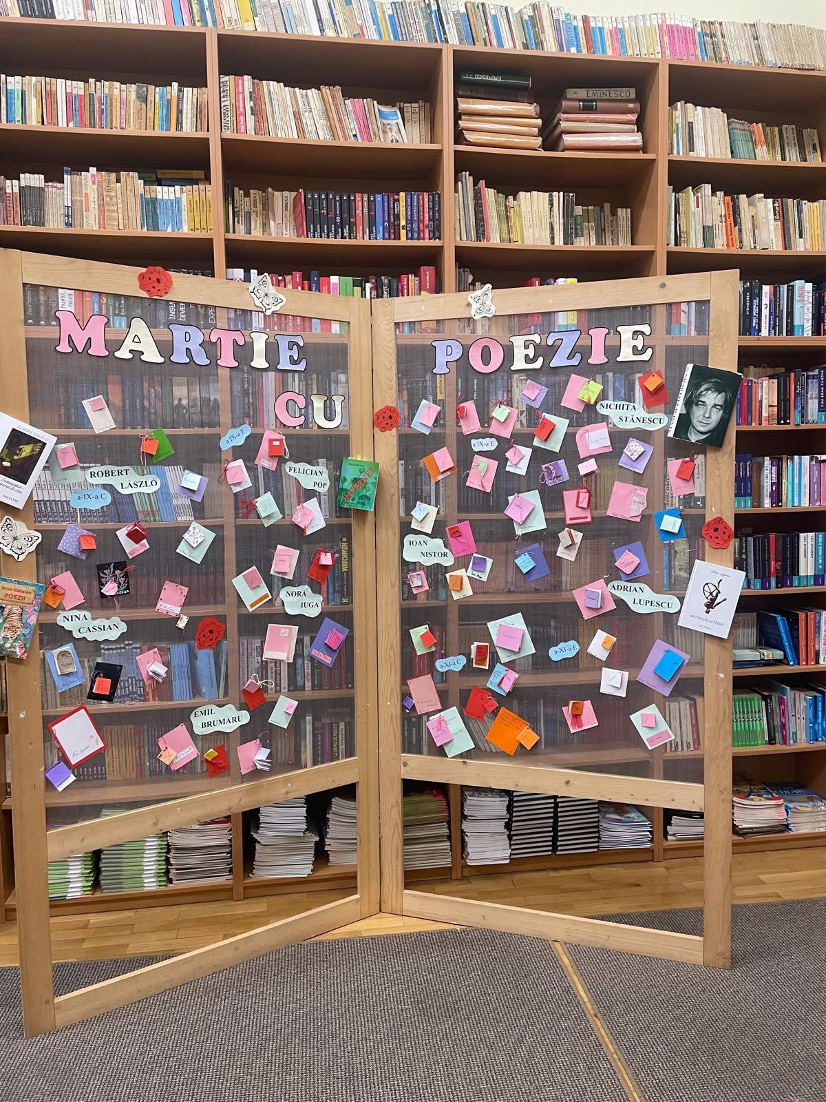 FOTO. „Martie cu Poezie” - o săptămână cu poezie la Colegiul National ,,Doamna Stanca”