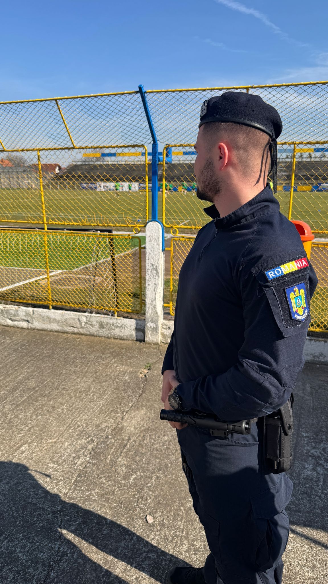 Jandarmii Sătmăreni asigură un climat de ordine și siguranța la meciul dintre Olimpia MCMXXI Satu Mare și CSM Olimpia Satu Mare