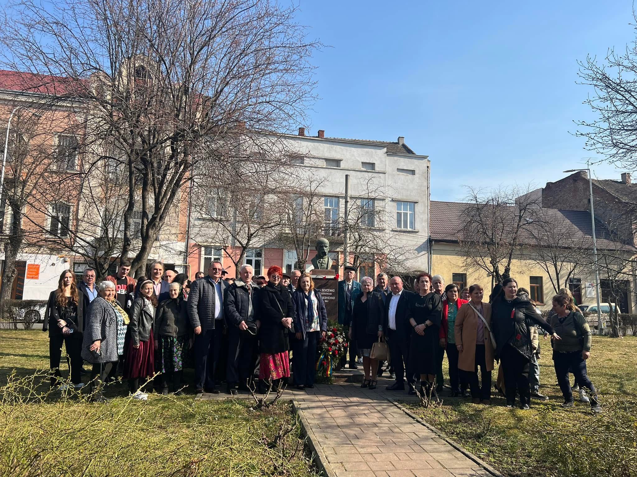 Poetul național ucrainean, Taras Șevcenko, a fost omagiată la Satu Mare