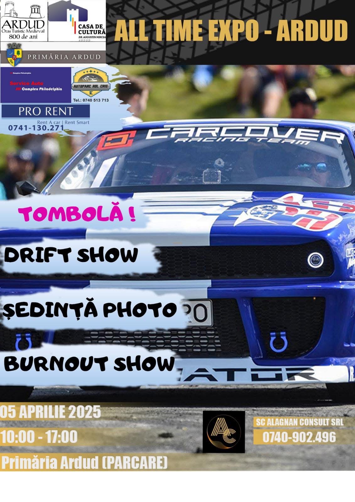 Spectacol automobilistic la Ardud – trecut, prezent și viitor într-un singur loc!