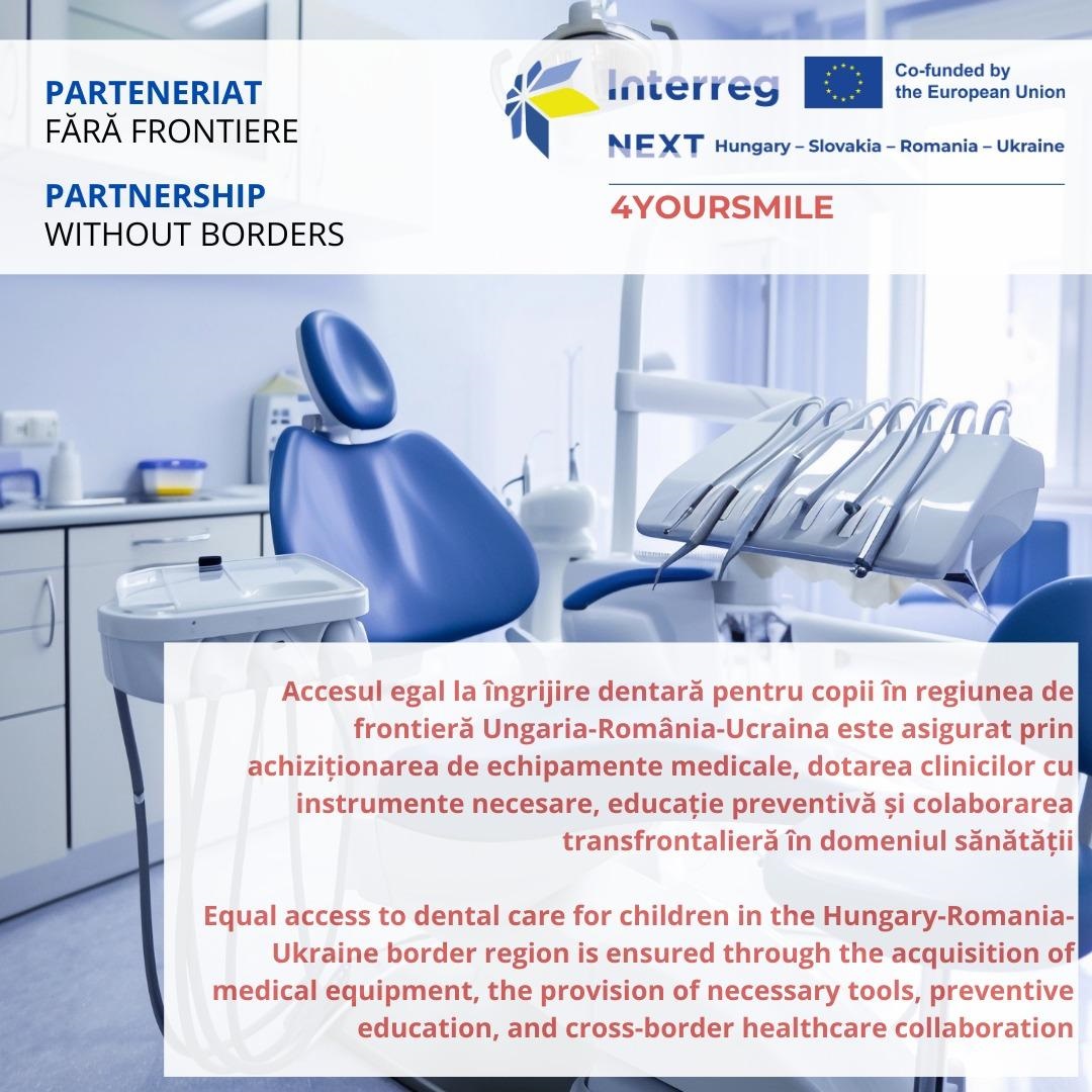 Îmbunătățirea accesului la îngrijirea dentară în regiunea transfrontalieră