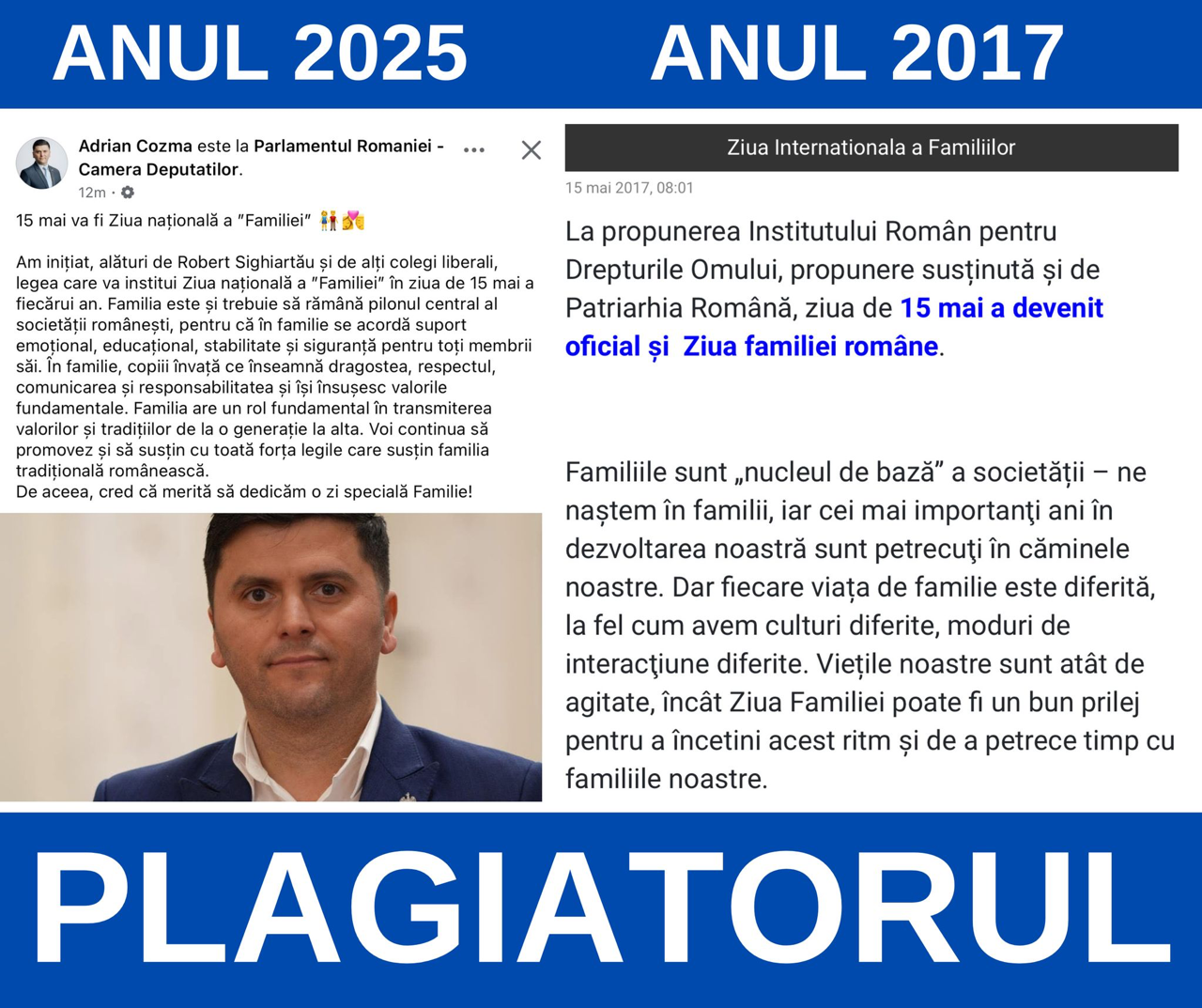 Minciună, dezinformare, bătaie de joc și golănii marca Adrian Cozma!