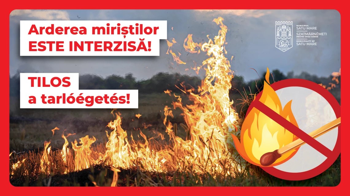 ISU ,,Someș’’ Satu Mare face apel la respectarea regulilor și măsurilor de prevenire a incendiilor