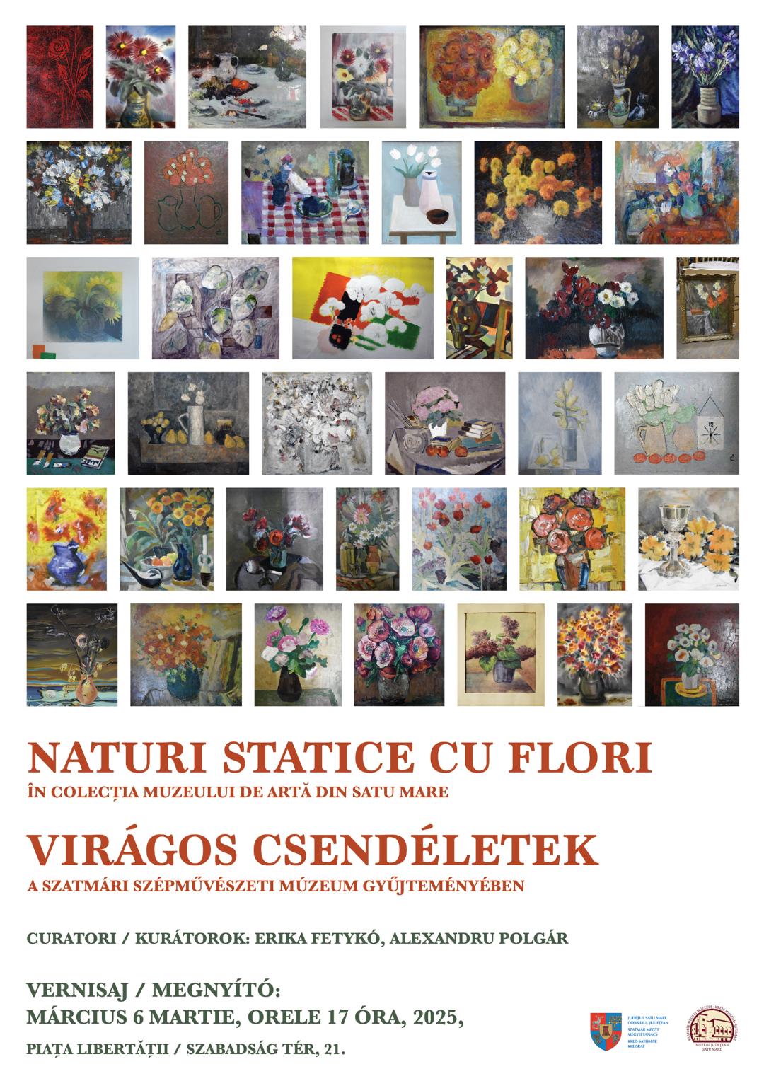 Vernisajul expoziției „Naturi statice cu flori în colecția Muzeului de Artă din Satu Mare”