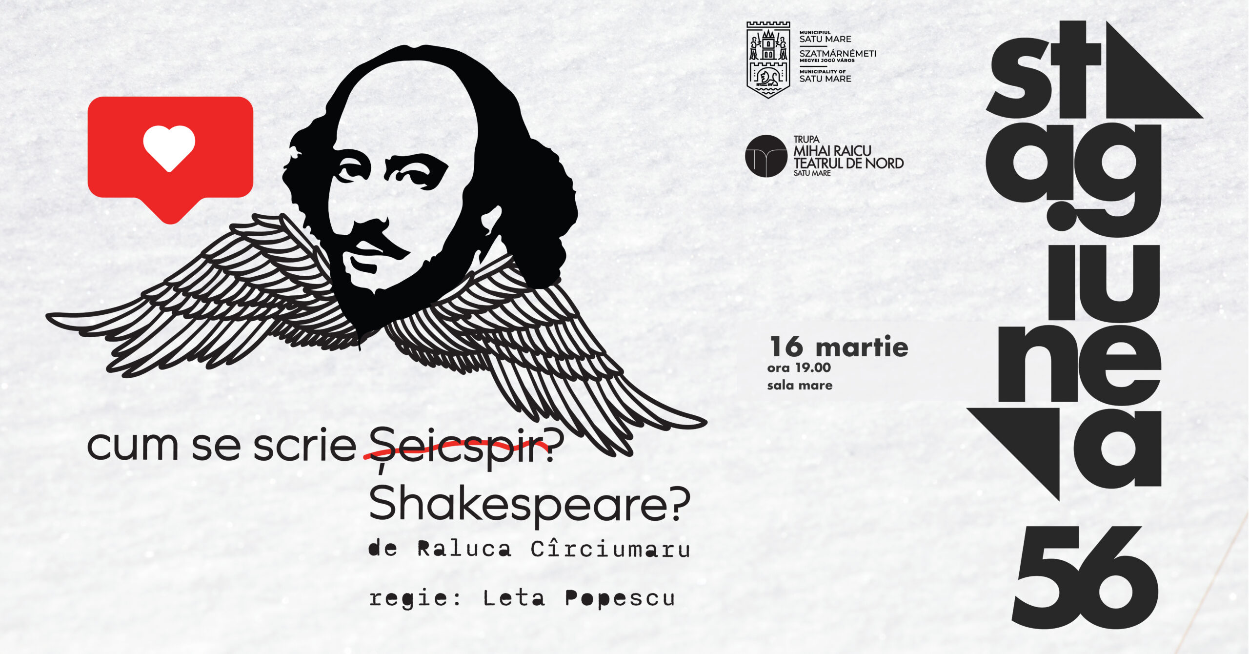 SPECTACOL. O nouă comedie va avea premiera duminică la Teatrul de Nord!