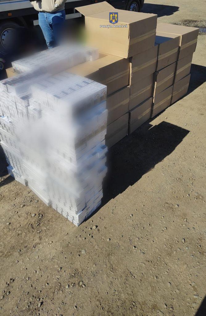 Captură importantă de țigarete în județul Satu Mare: Contrabandist reținut