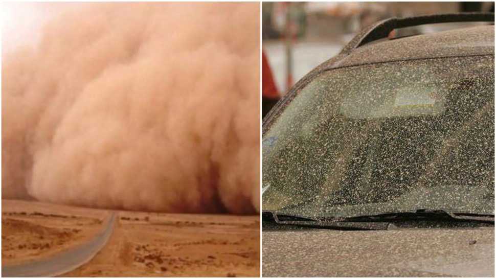 Val de praf saharian peste România 