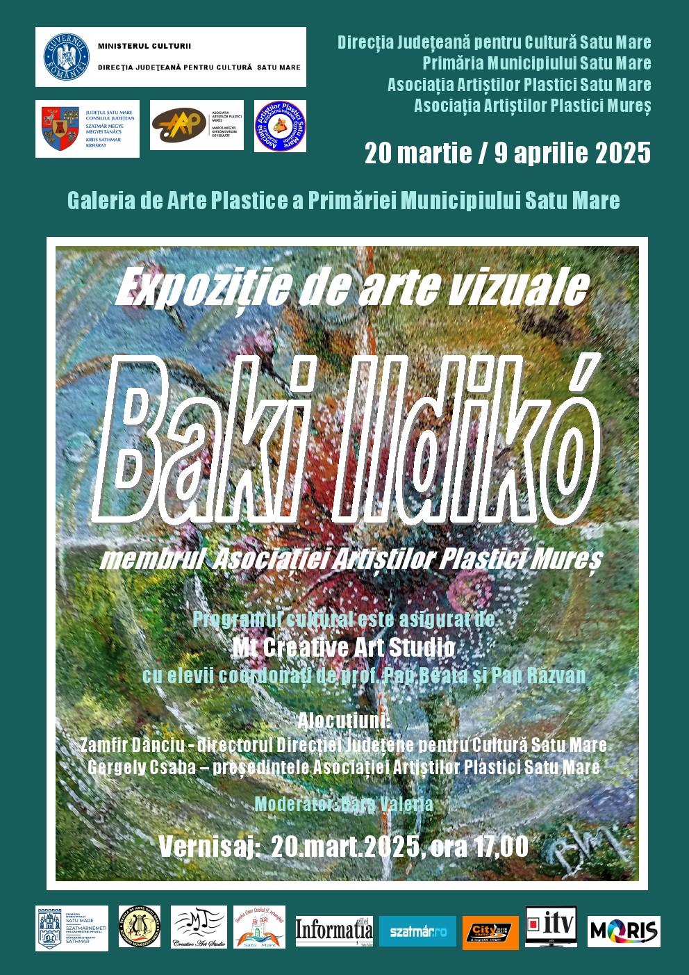 Vernisajul expoziției de arte vizuale în Galeria de Arte Plastice a Consiliului Județean