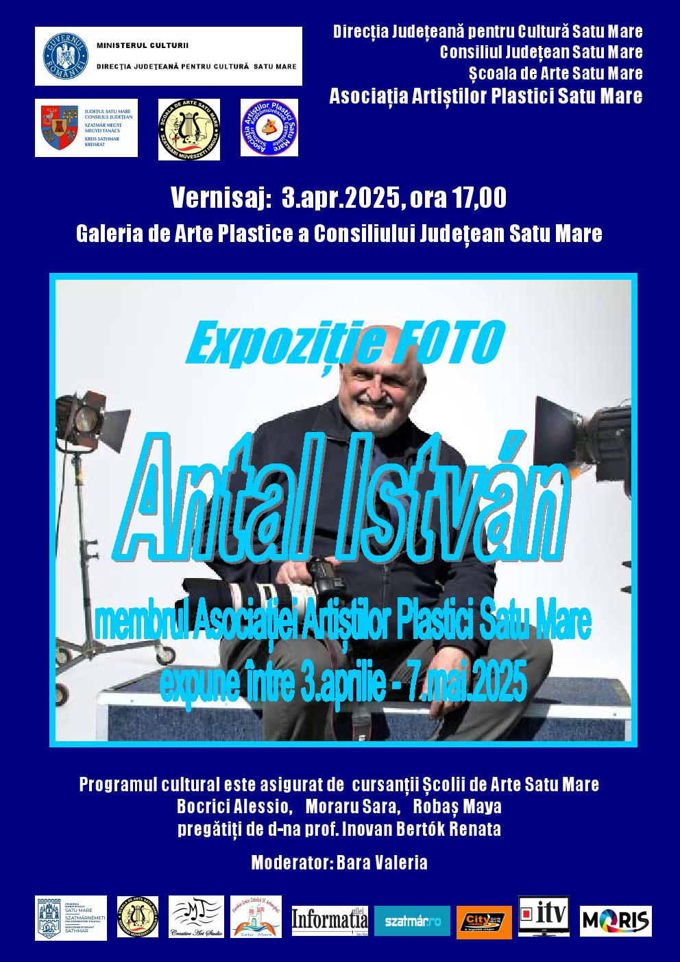 Vernisajul expoziției FOTO în Galeria de Arte Plastice a Consiliului Județean Satu Mare