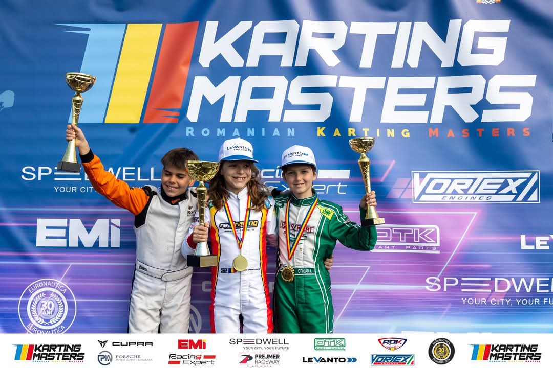 Darren Betea încheie pe podium prima etapă a Romanian Karting Masters de la  Prejmer