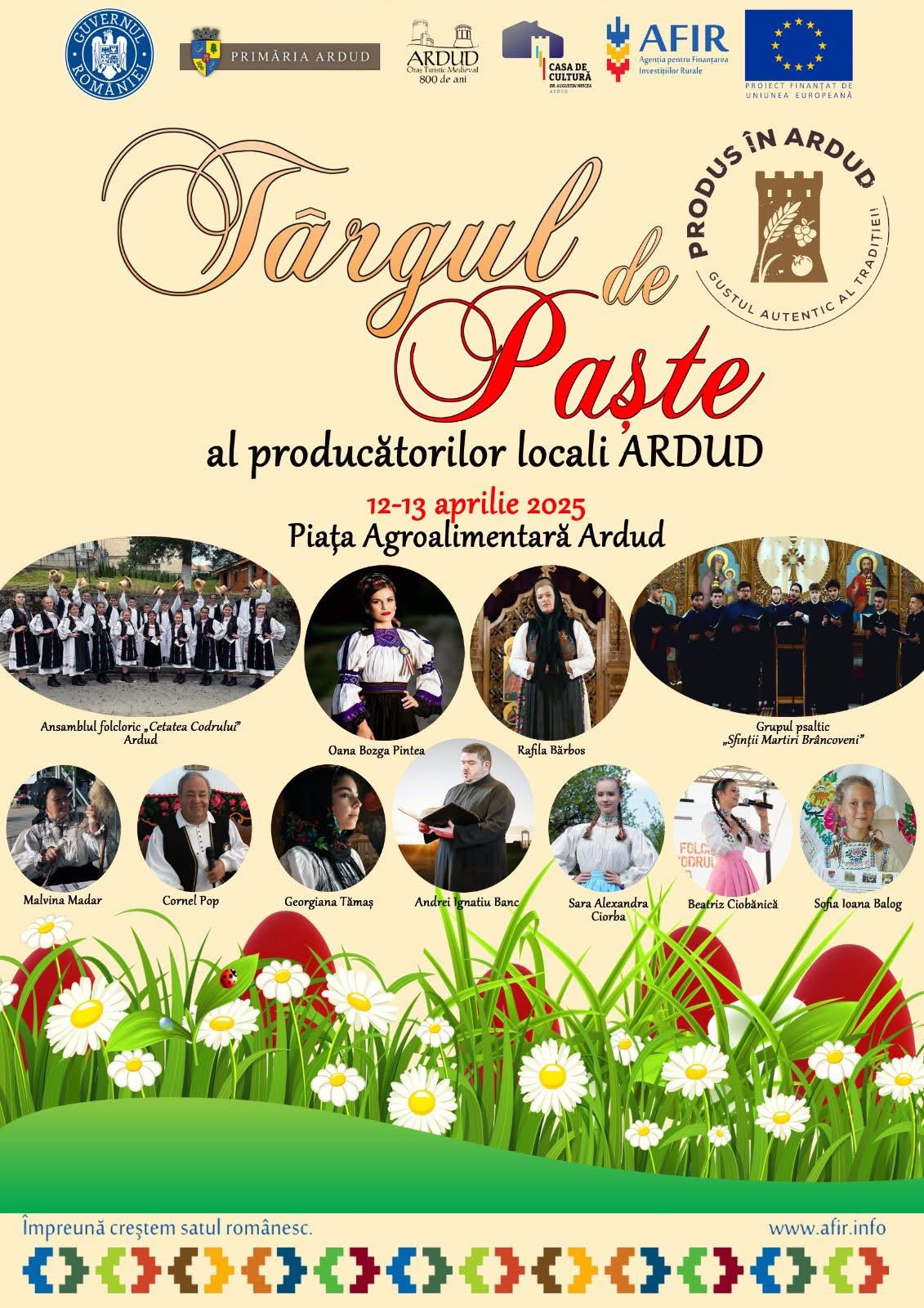 TÂRGUL DE PAȘTE al Producătorilor Locali din Ardud