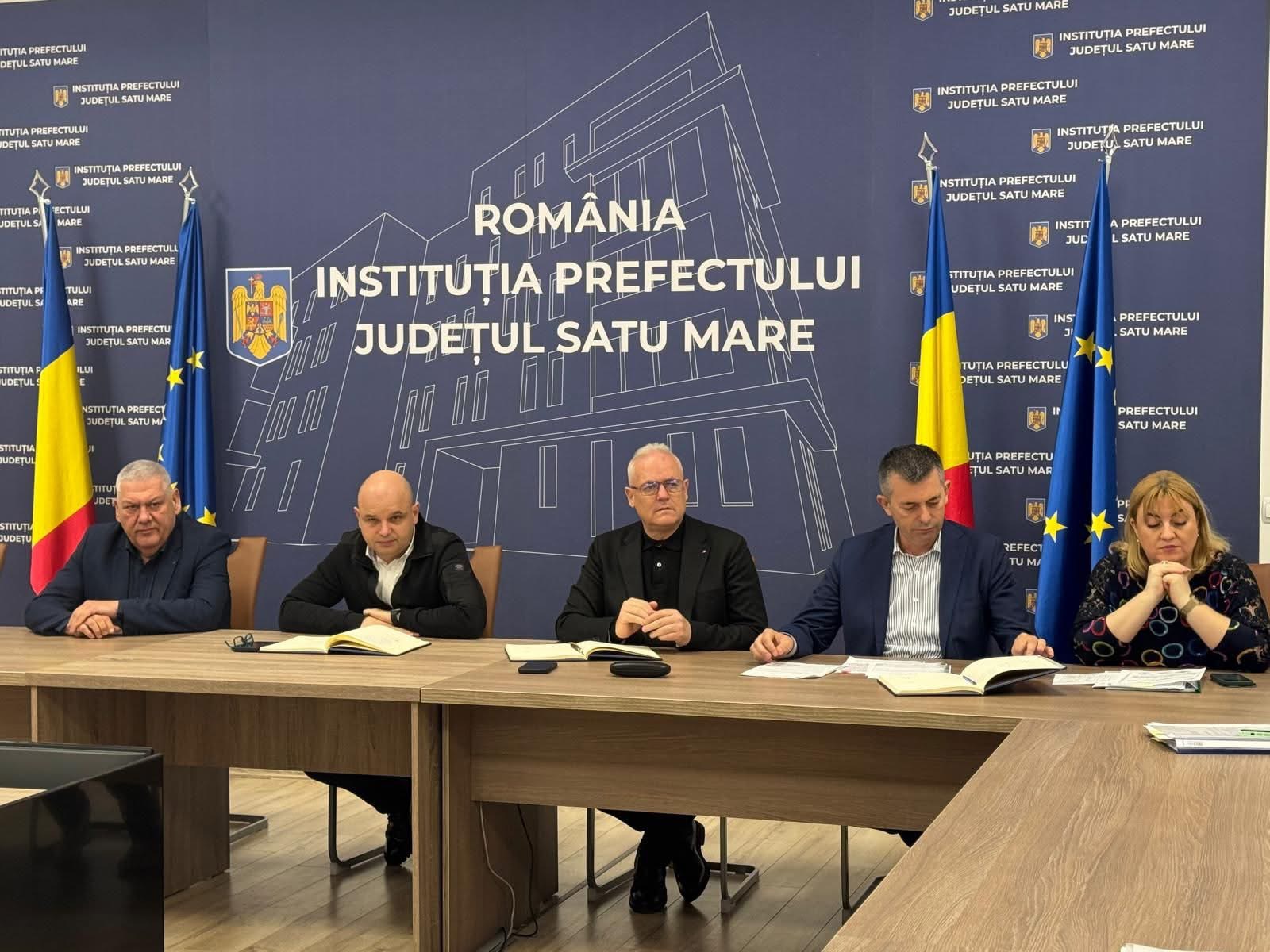 Ședință convocată de Instituția Prefectului pentru rezolvarea problemei comunei Târșolț în privința pășunii