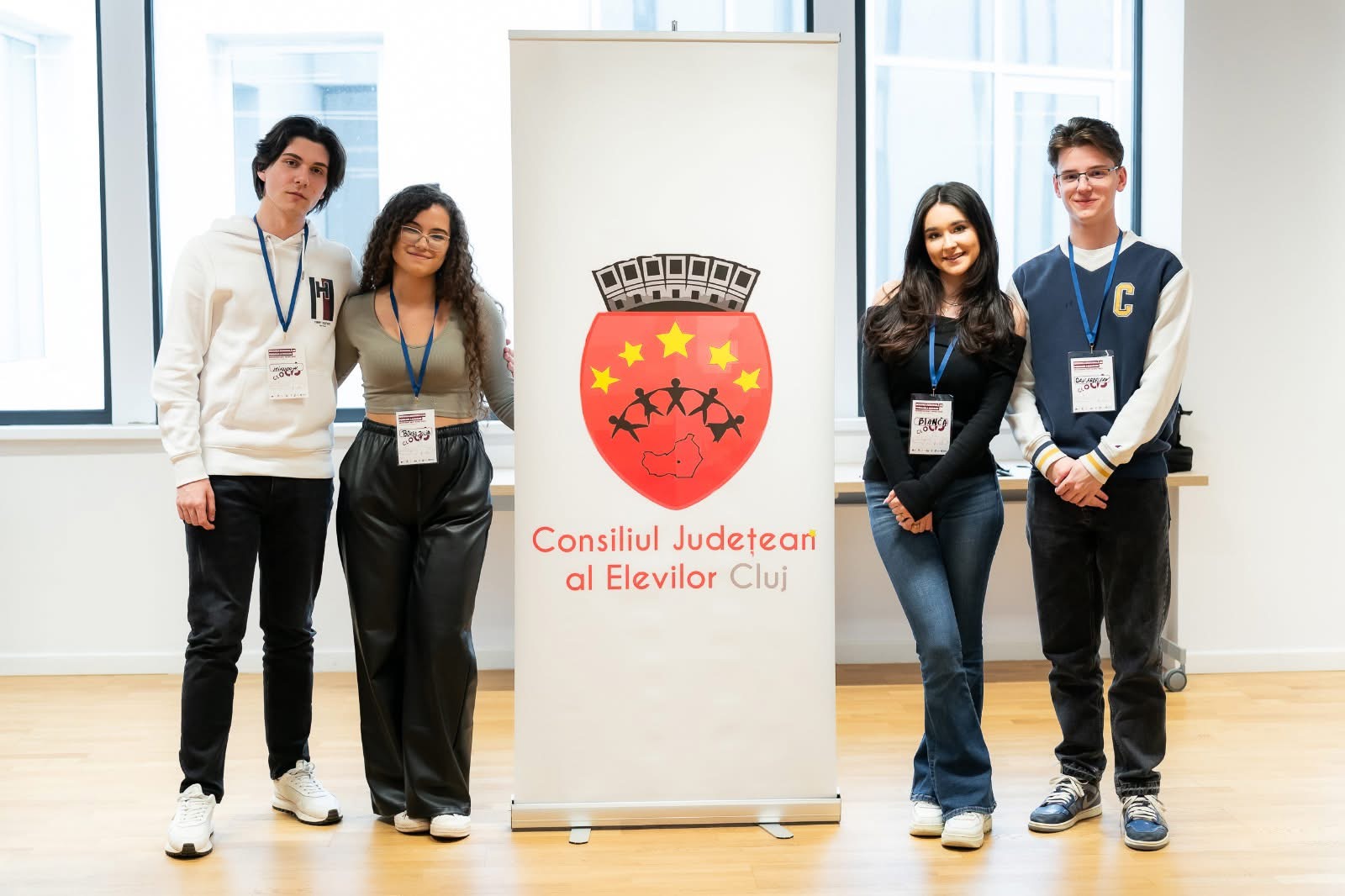 Delegația eminesciană, prezentă la Cluj la Sesiunea Regională de Formare a Elevilor Reprezentanți