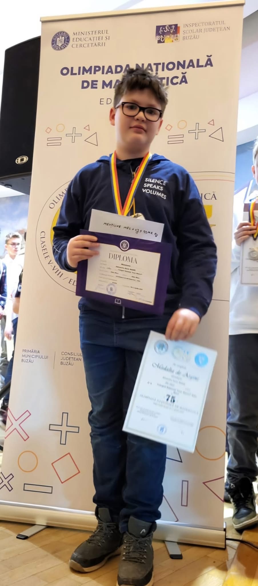 PERFORMANȚE. Alexandru Sever Maier, medaliat cu argint la Olimpiada Națională de Matematică