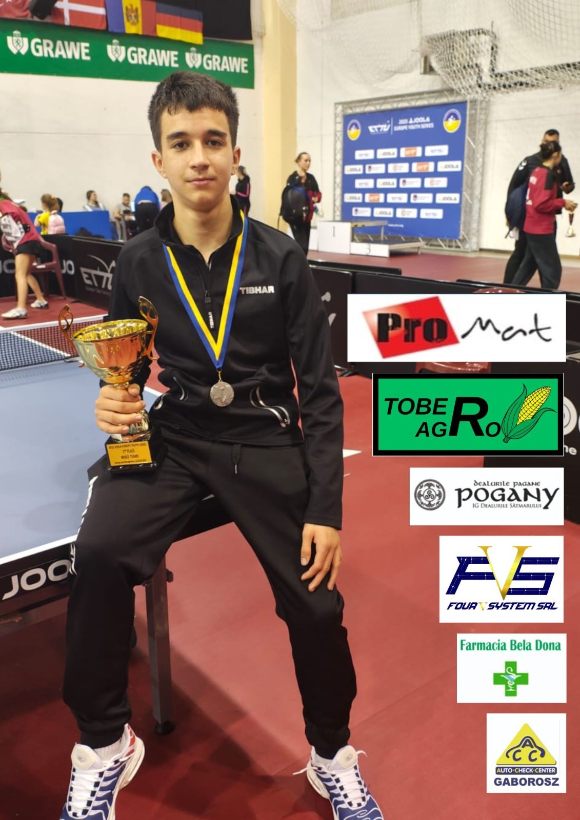 Albert Czigler a adus trofeul ”European Youth Series” la Supur!