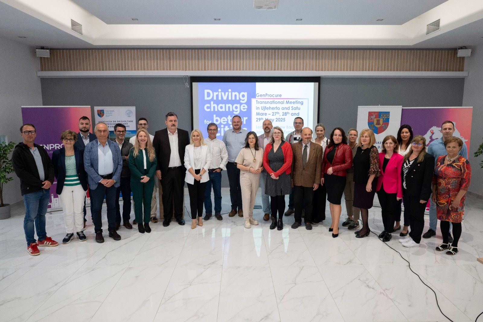 Întâlnire transnațională a specialiștilor din domeniul achizițiilor publice organizată la Satu Mare în cadrul proiectului GenProcure