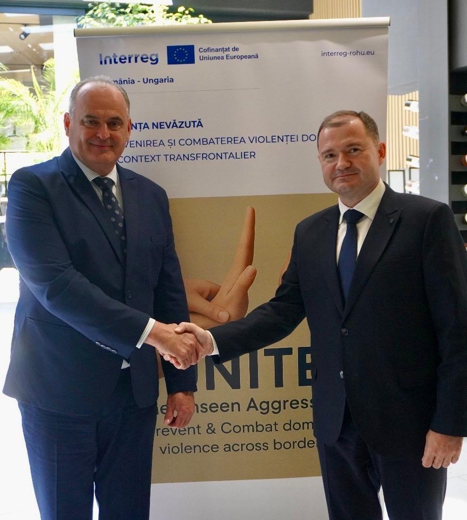 Conferința de lansare a proiectului transfrontalier „UNITE – Violența nevăzută – Prevenirea și combaterea violenței domestice în context transfrontalier”