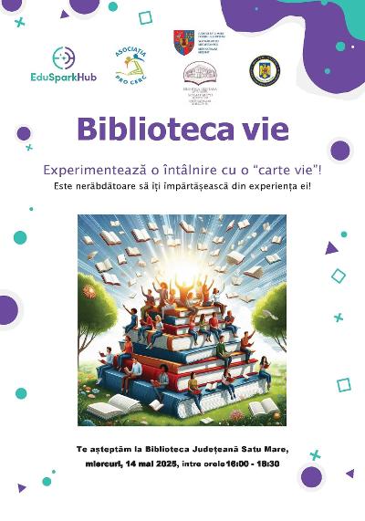 O nouă ediție a evenimentului „Biblioteca vie"