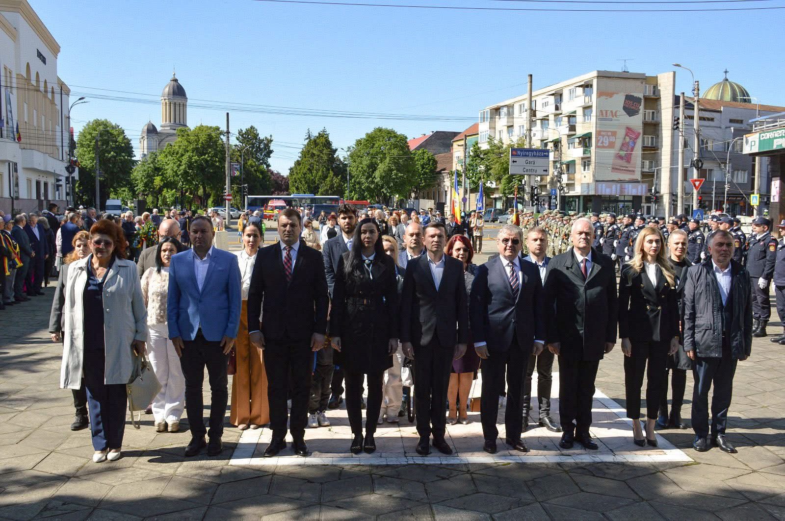 FOTO. PSD Satu Mare a marcat Ziua Independenței Naționale a României